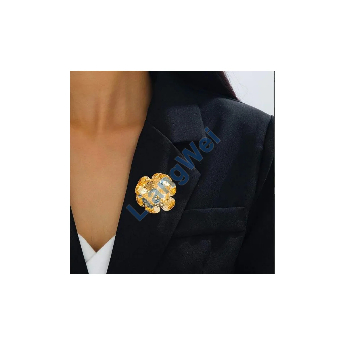 Floral Fashion Brooch 001