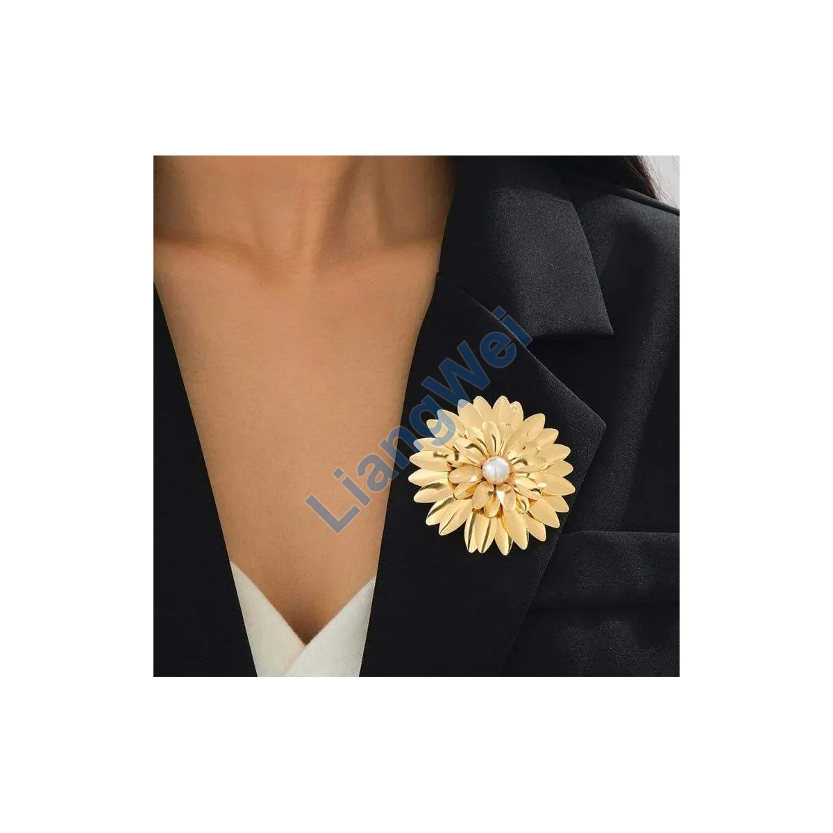 Floral Fashion Brooch 007