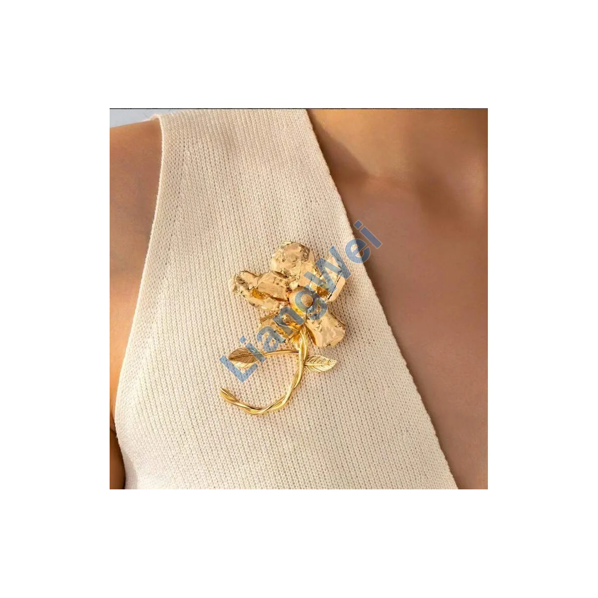 Floral Fashion Brooch 011