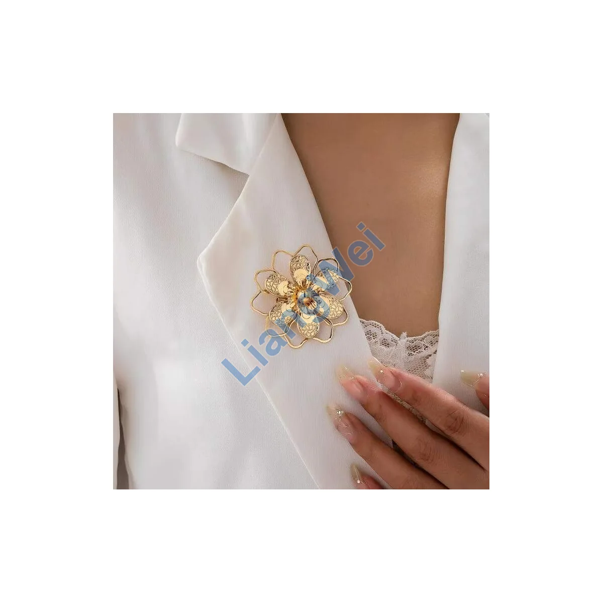 Floral Fashion Brooch 026