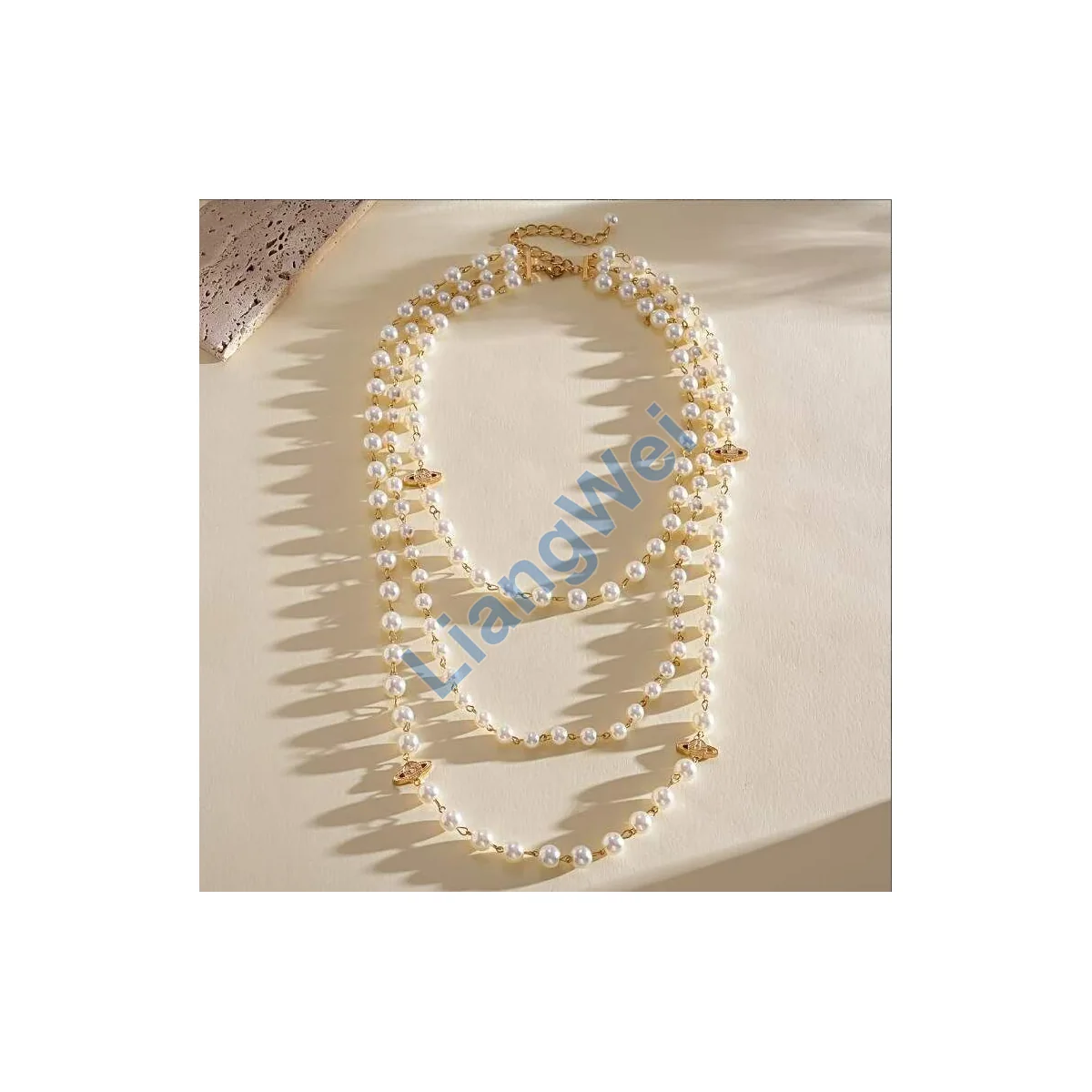 Layered Fashion Necklace 003