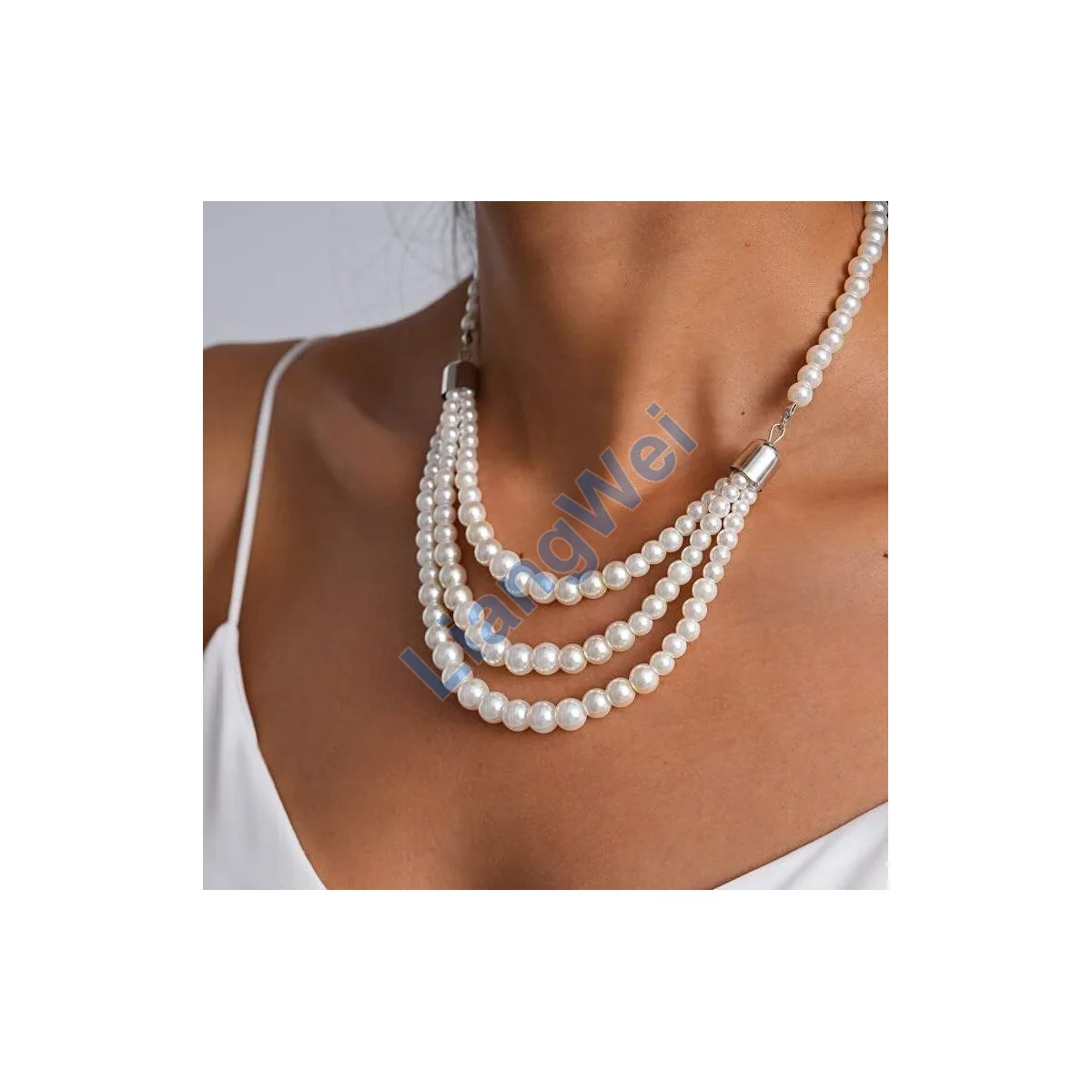 Layered Fashion Necklace 007