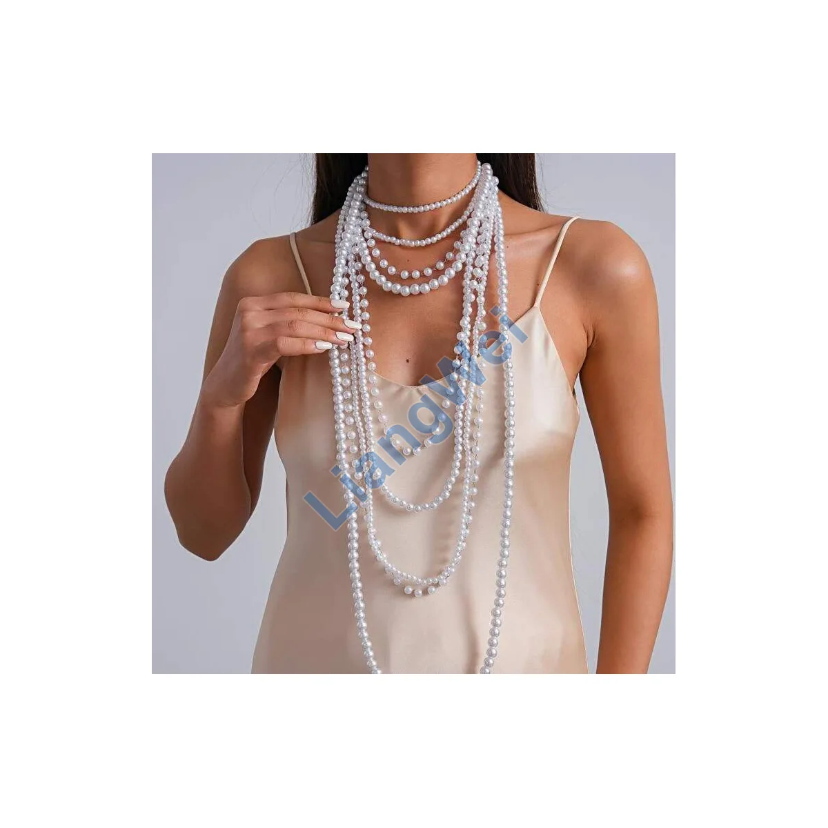 Layered Fashion Necklace 009