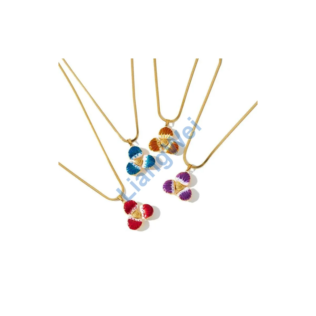 Layered Fashion Necklace 020