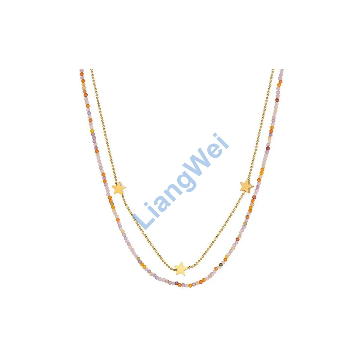 Layered Fashion Necklace 027