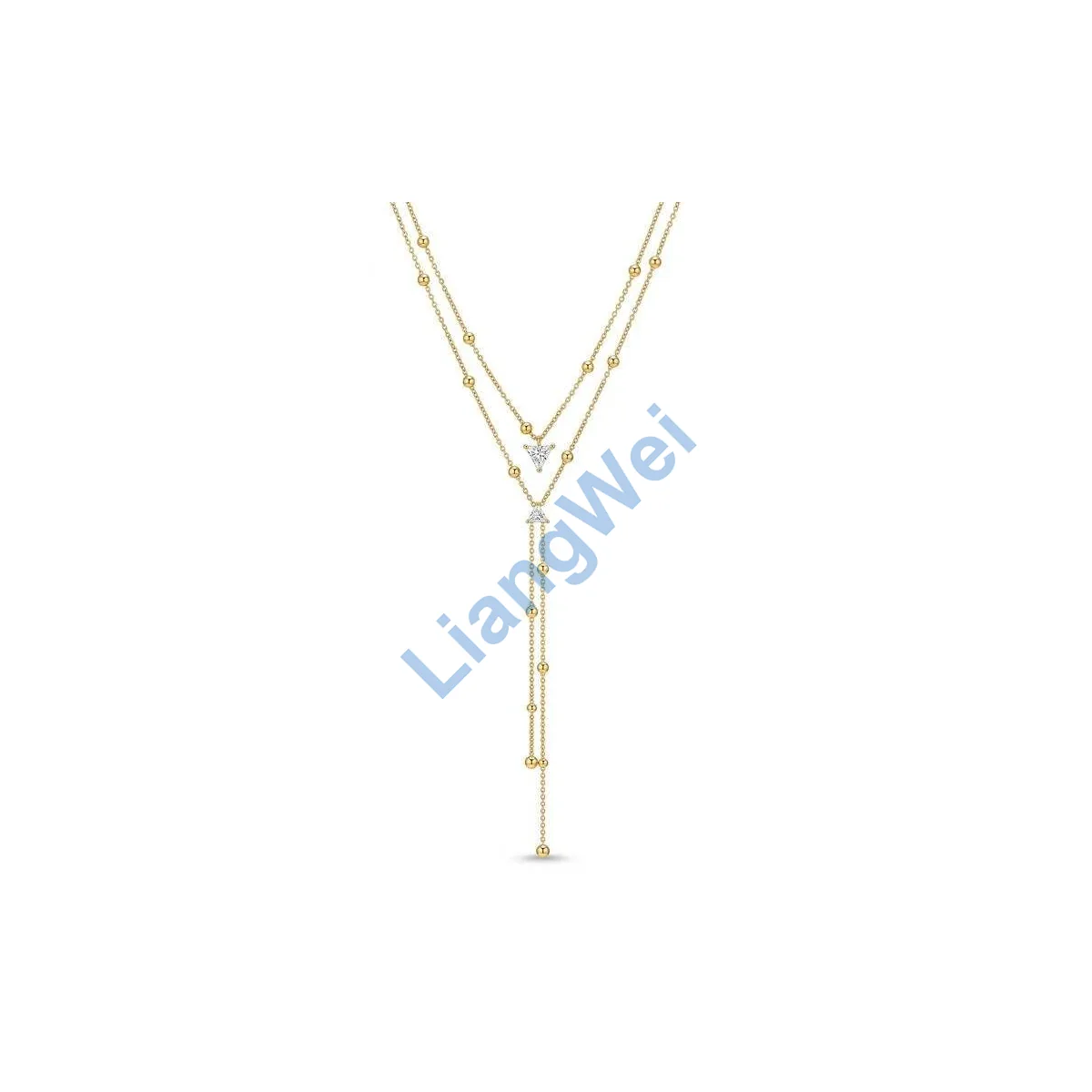 Layered Fashion Necklace 030