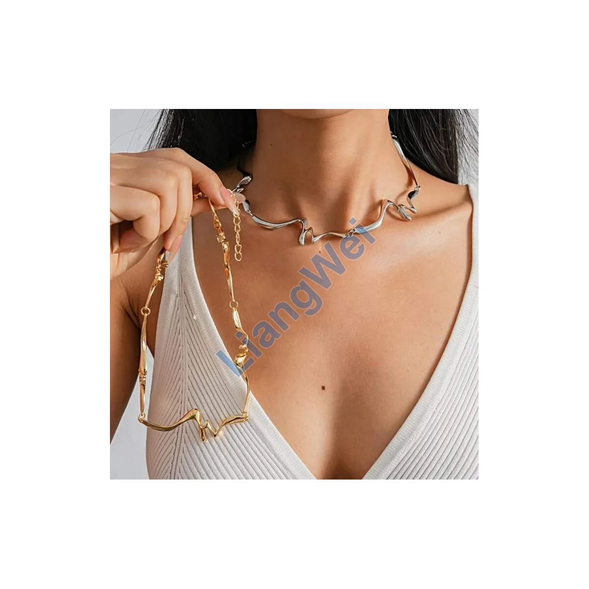 Layered Fashion Necklace 036
