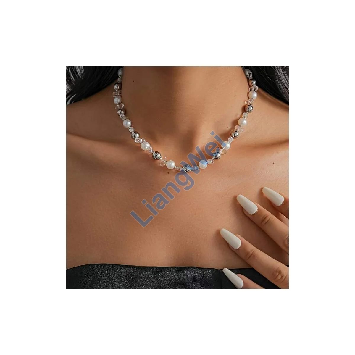 Layered Fashion Necklace 041