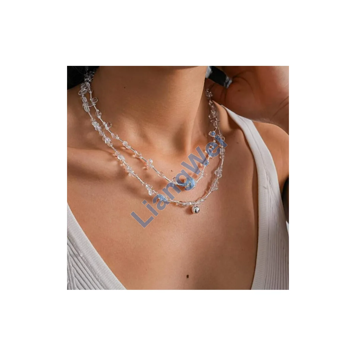 Layered Fashion Necklace 062