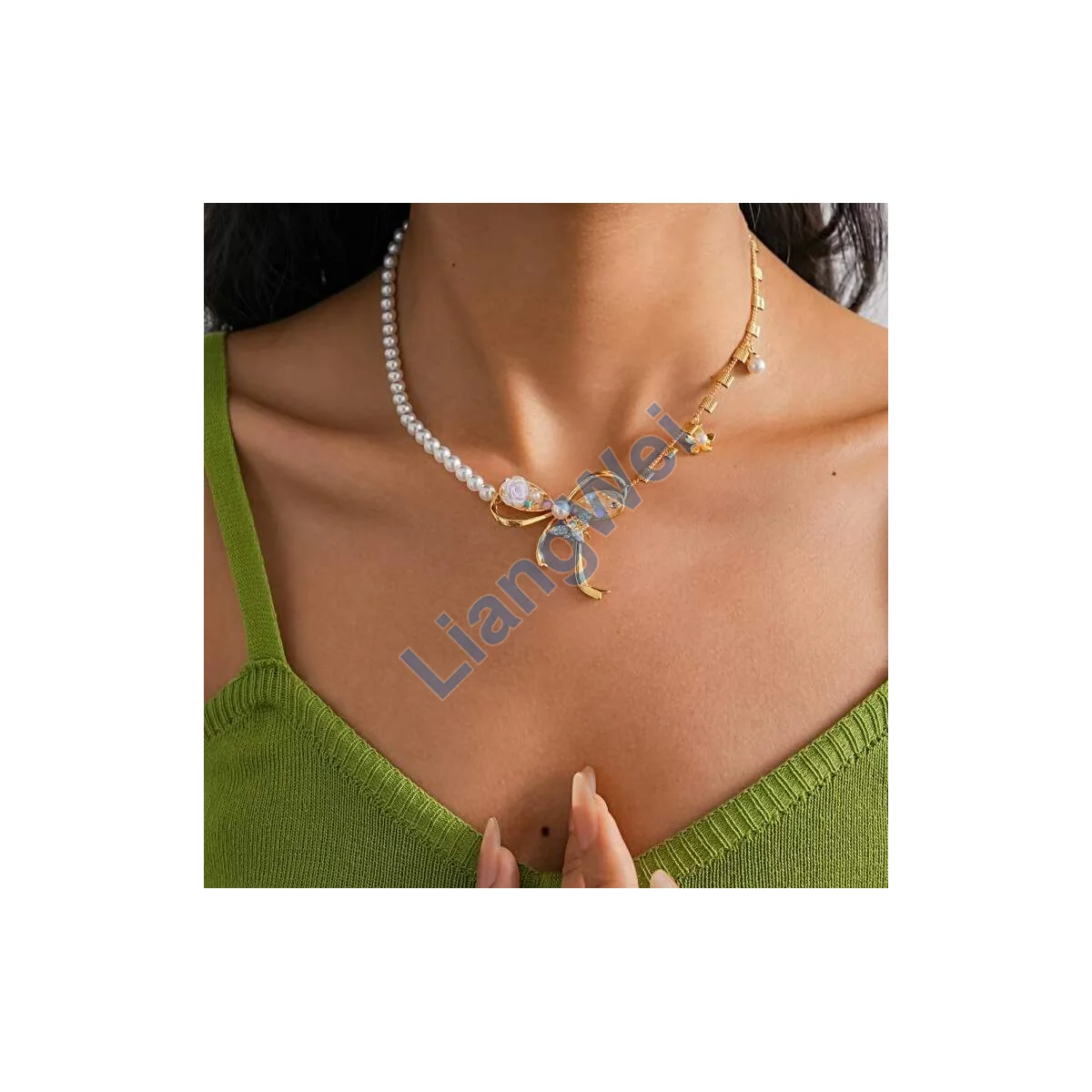 Layered Fashion Necklace 072