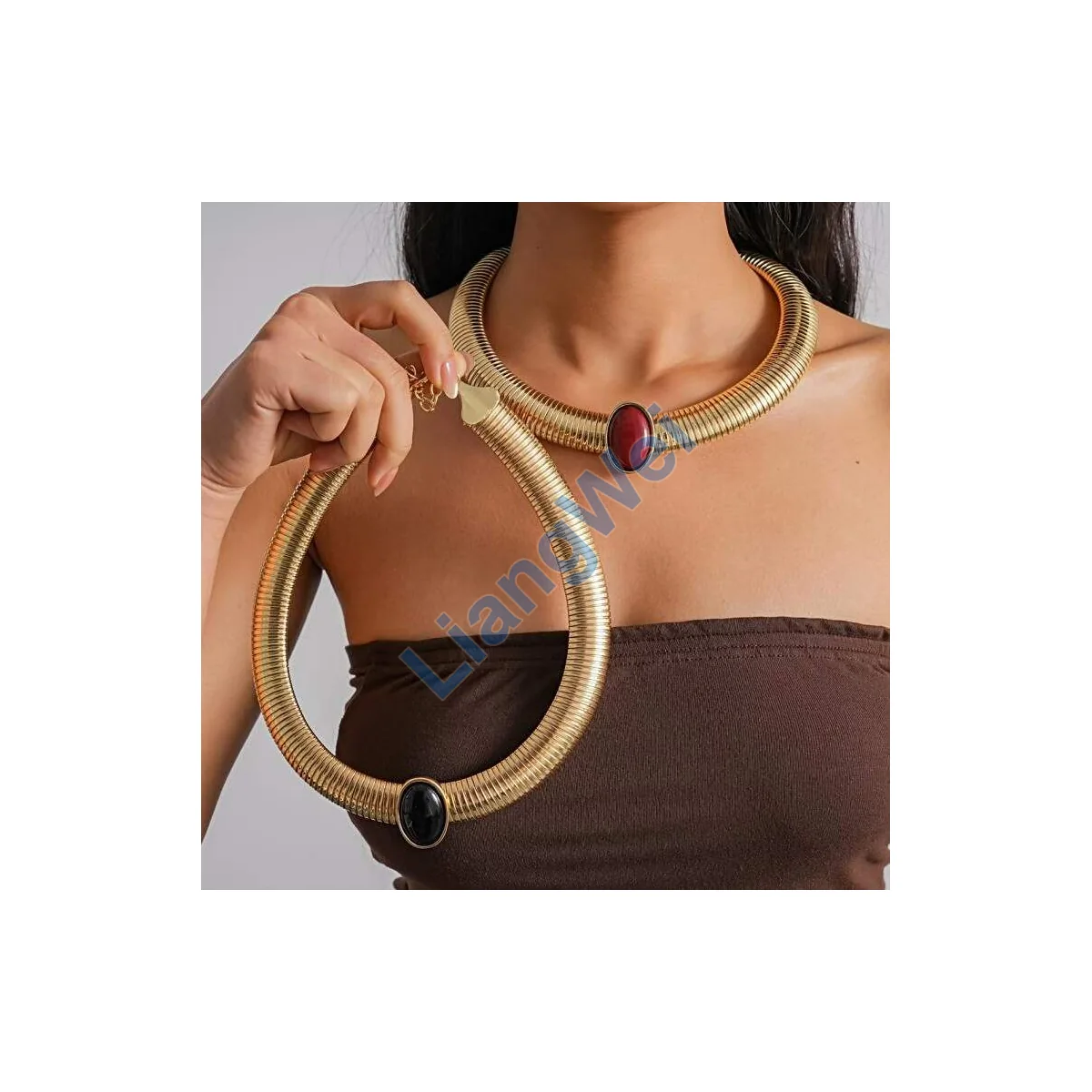 Layered Fashion Necklace 077