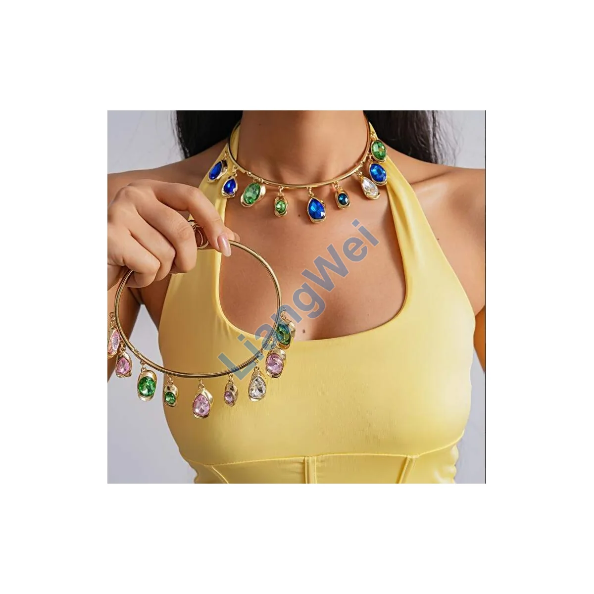 Layered Fashion Necklace 079