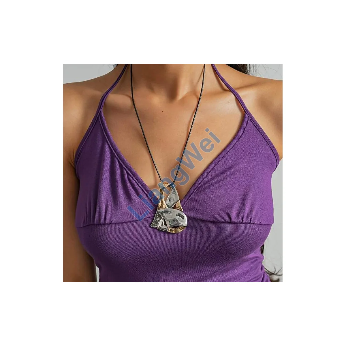 Layered Fashion Necklace 086