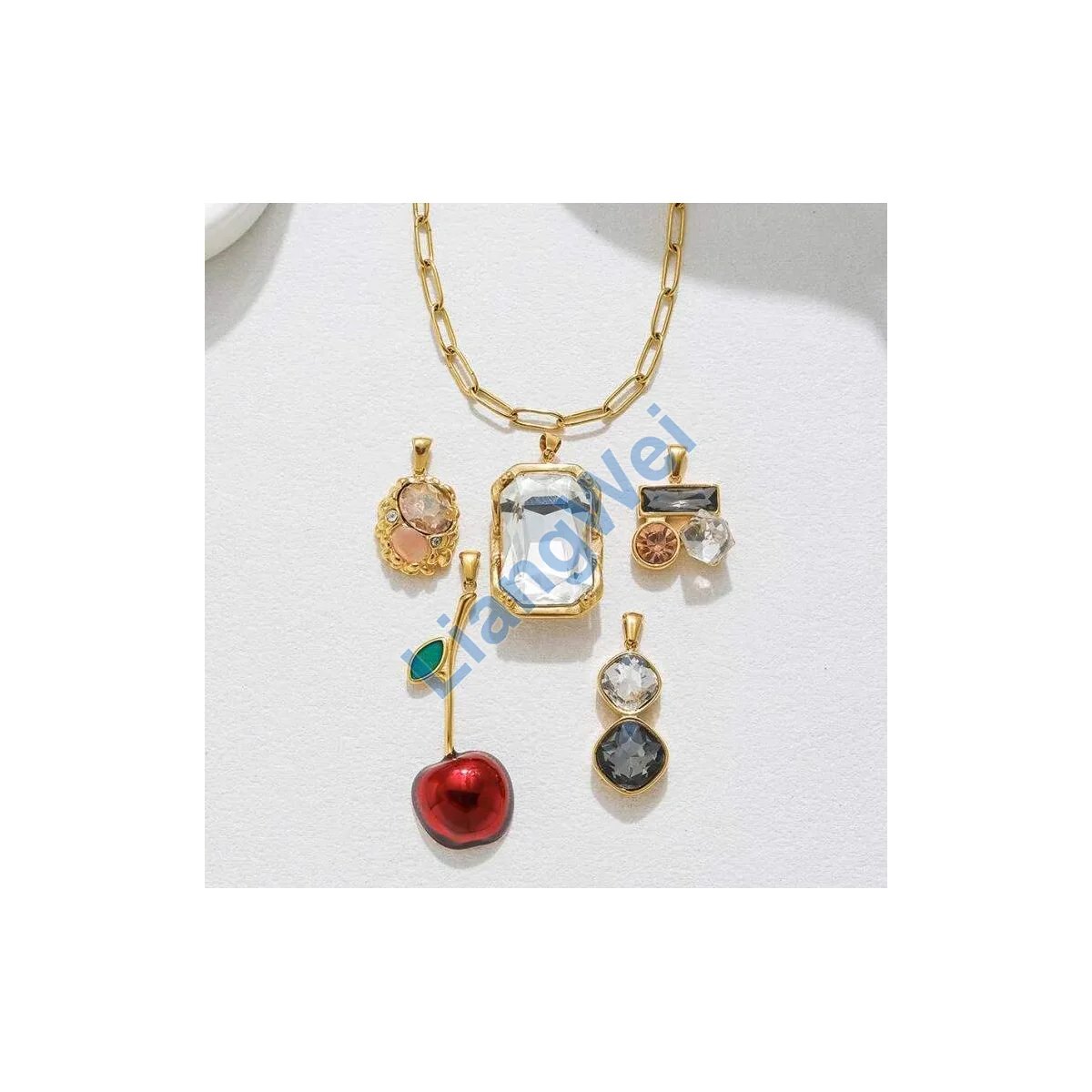 Layered Fashion Necklace 098