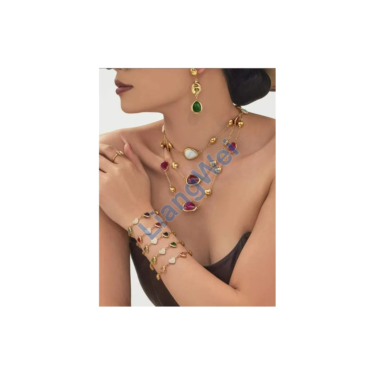 Layered Fashion Necklace 119