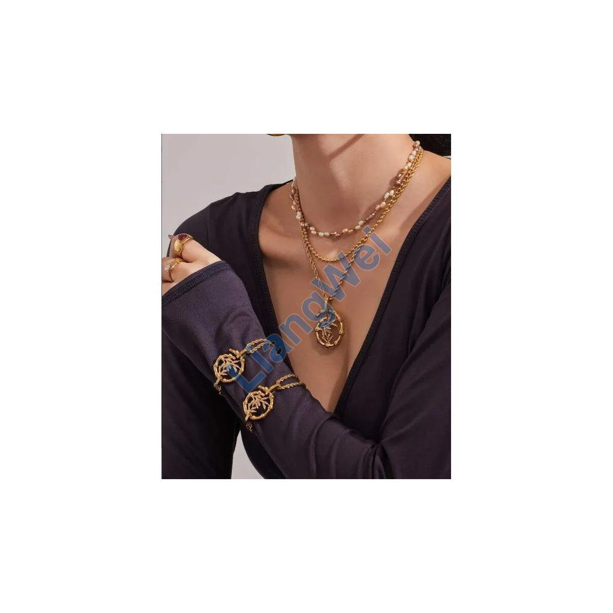Layered Fashion Necklace 134