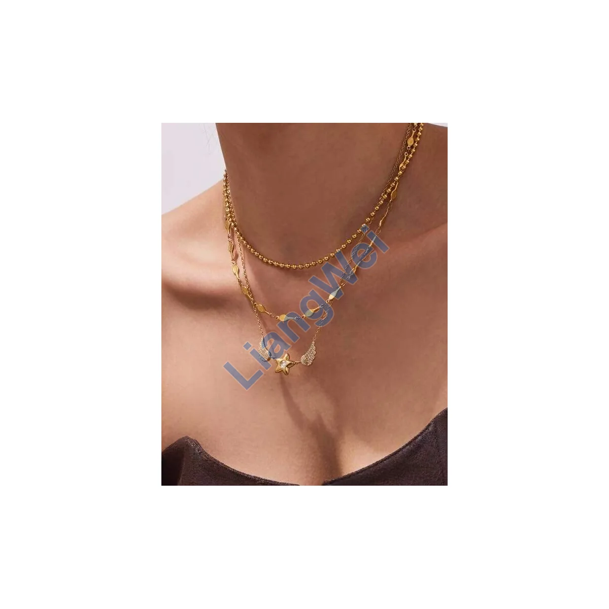 Layered Fashion Necklace 136
