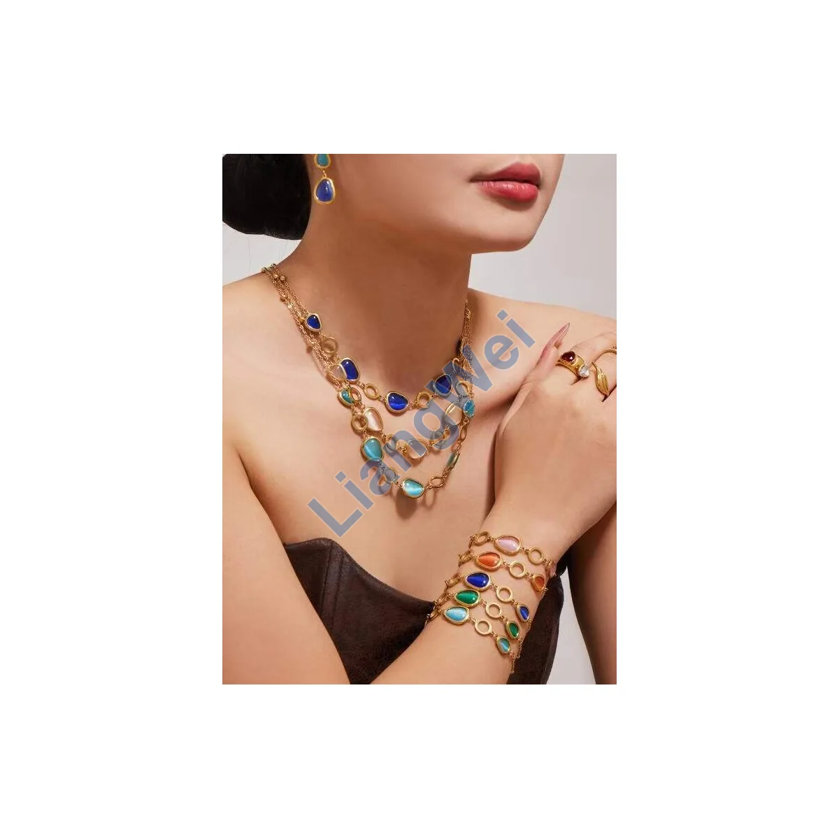 Layered Fashion Necklace 146