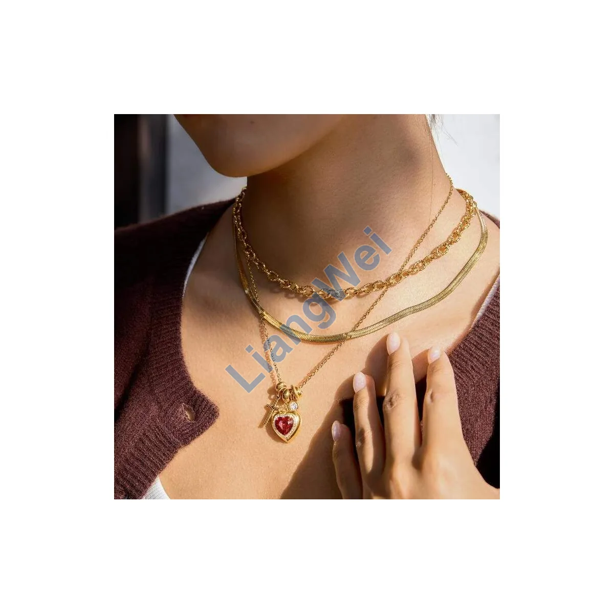 Layered Fashion Necklace 148