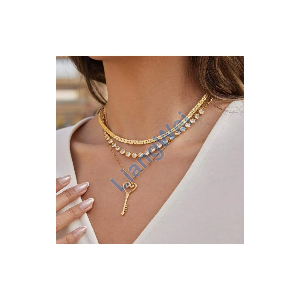 Layered Fashion Necklace 152