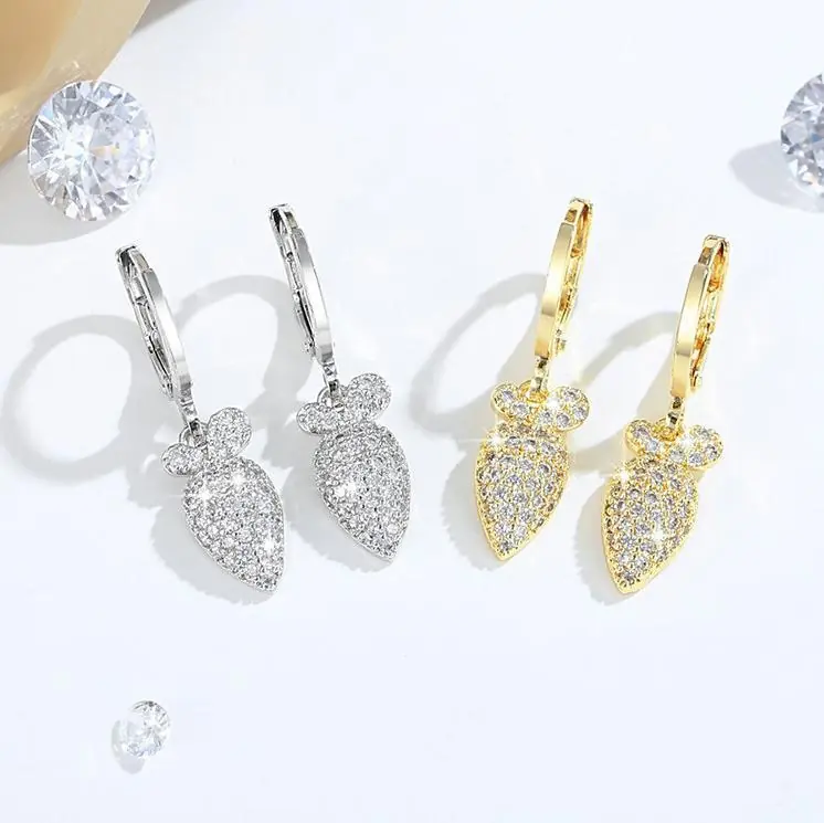 Fashion Zircon Earring Design 001