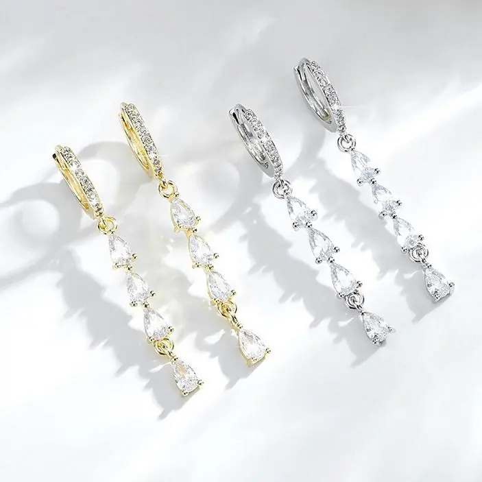 Fashion Zircon Earring Design 002