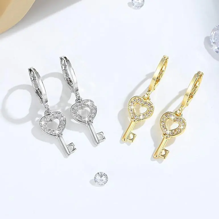 Fashion Zircon Earring Design 006