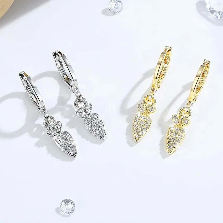 Fashion Zircon Earring Design 010