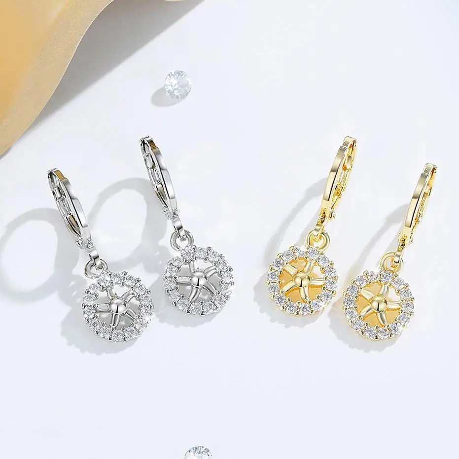 Fashion Zircon Earring Design 011