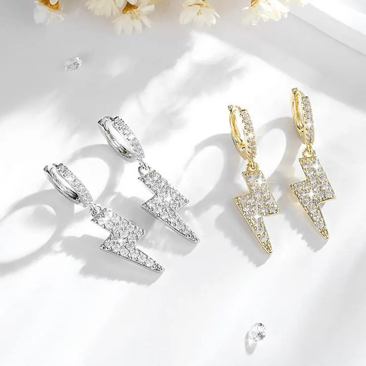 Fashion Zircon Earring Design 012