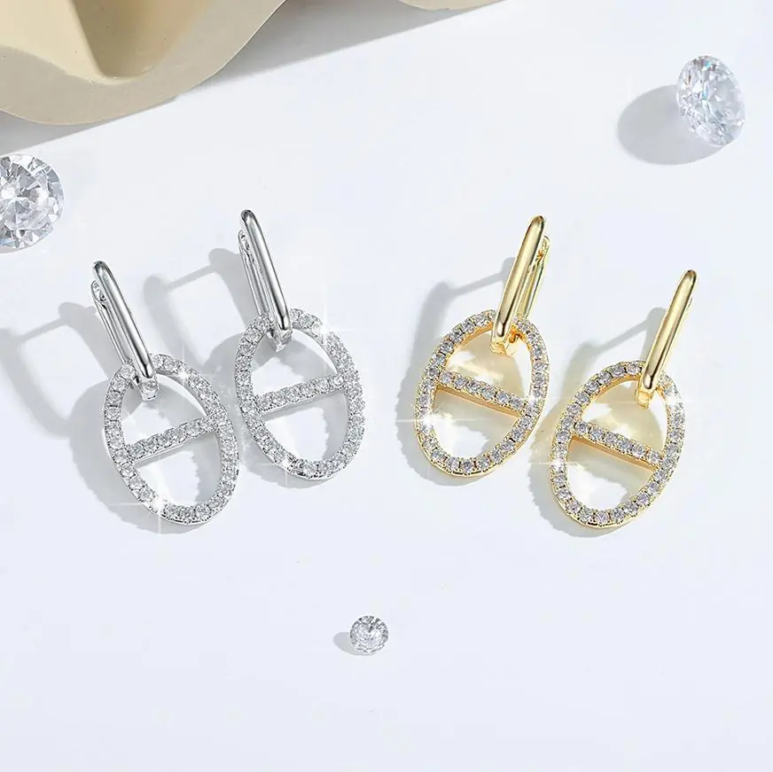 Fashion Zircon Earring Design 013