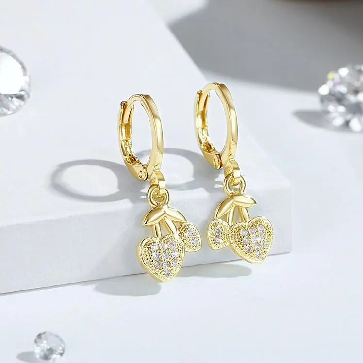 Fashion Zircon Earring Design 014