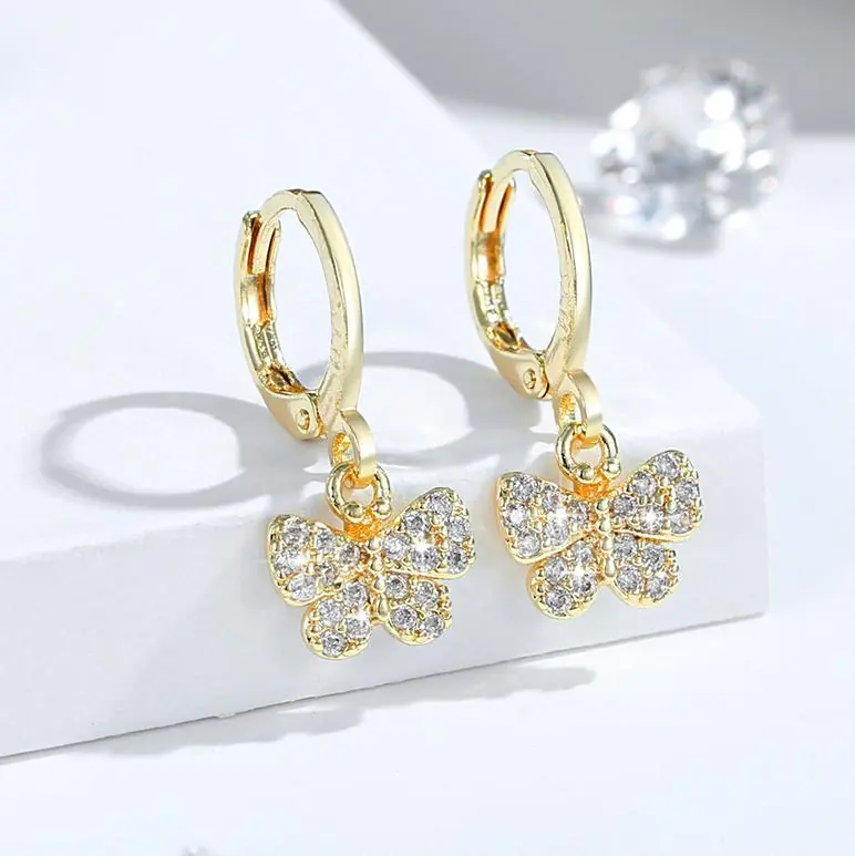 Fashion Zircon Earring Design 015