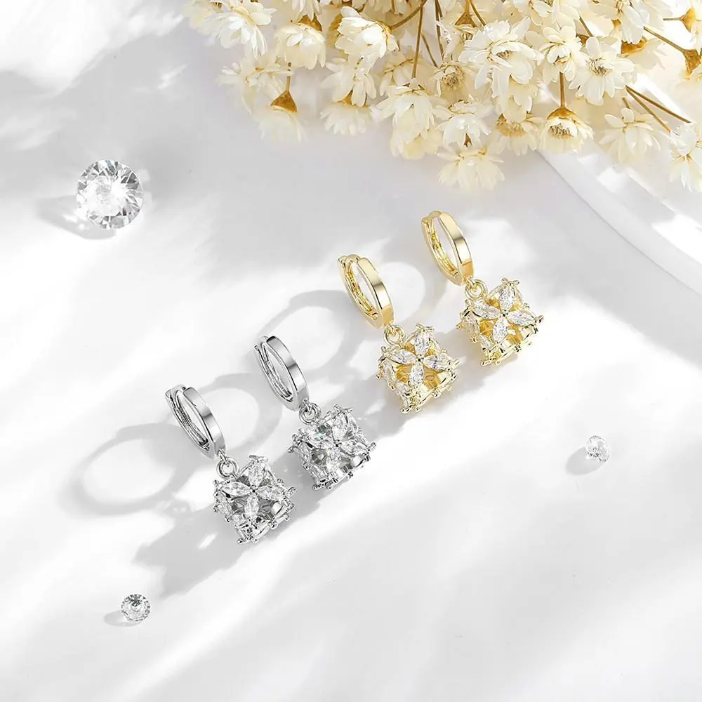 Fashion Zircon Earring Design 017