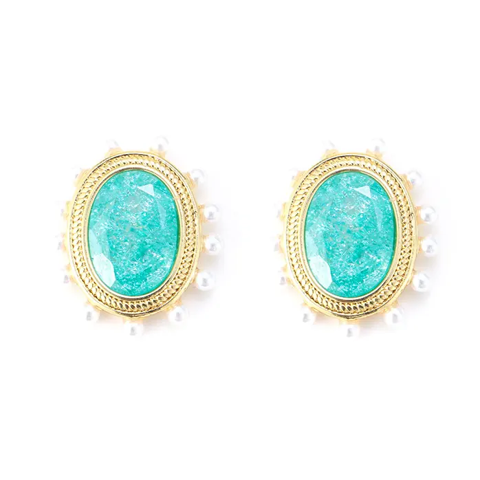 Western Turquoise Earring Design 002