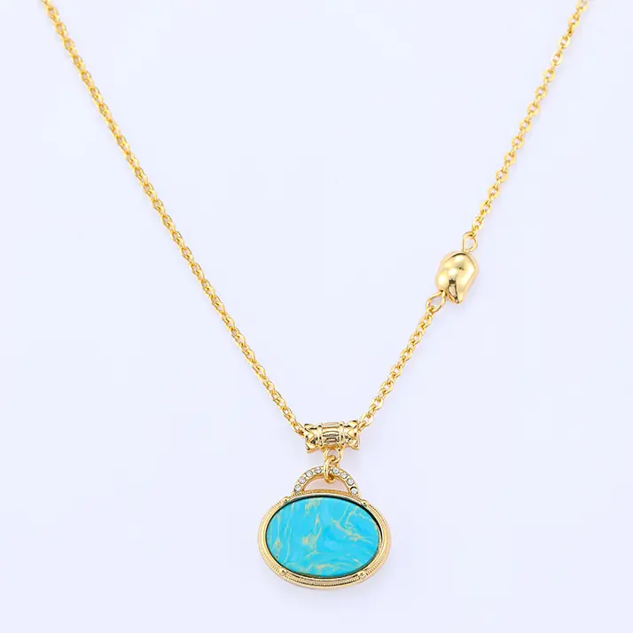 Western Turquoise Necklace Design 002