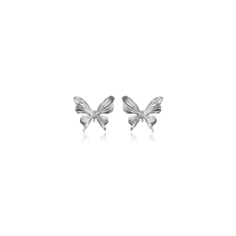 Butterfly Wing Titanium Earrings