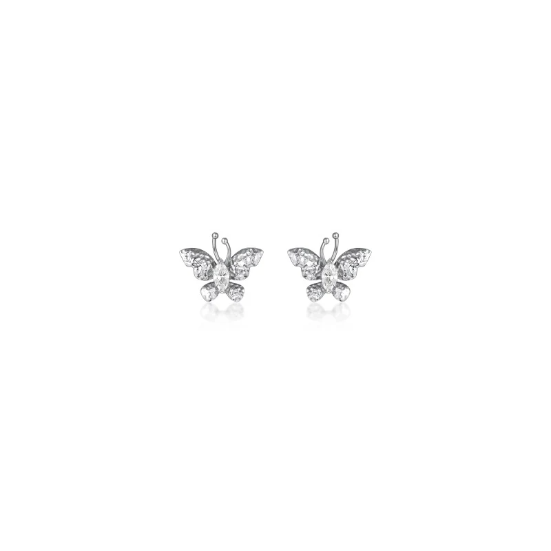 Butterfly Titanium Stud Earrings